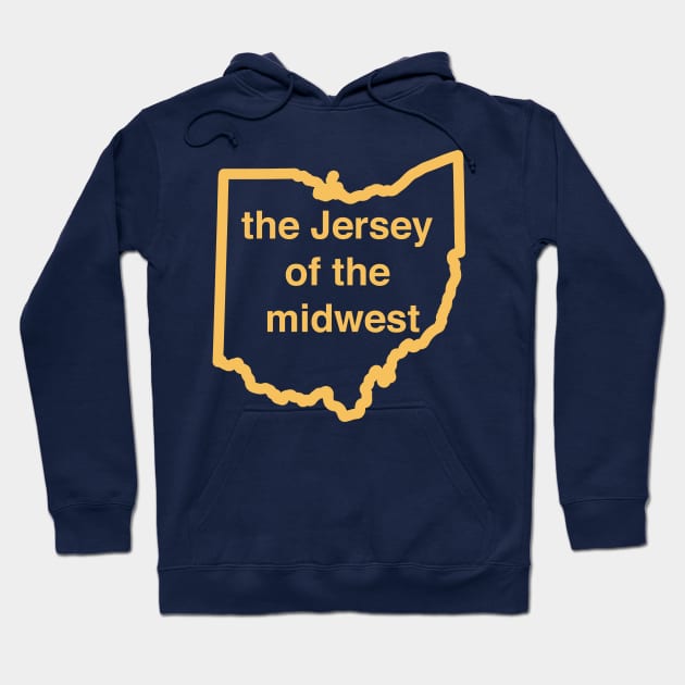 Ohio is the New Jersey of the Midwest Hoodie by Dolphin Axe